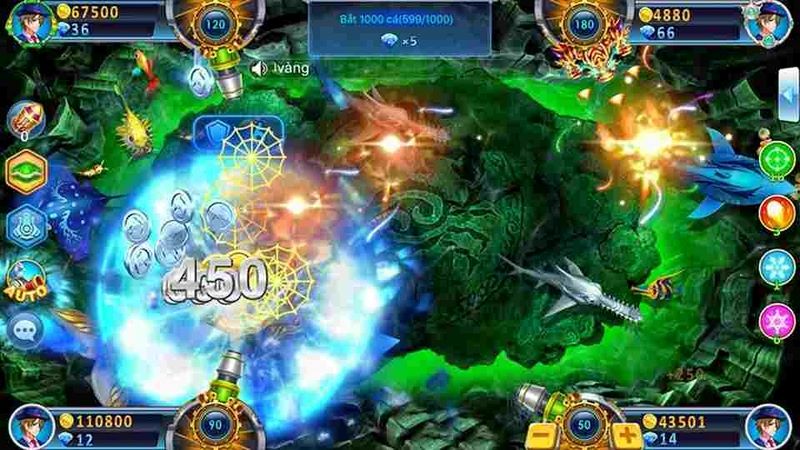 Luật chơi và tính năng game bắn cá long vương Luck8
