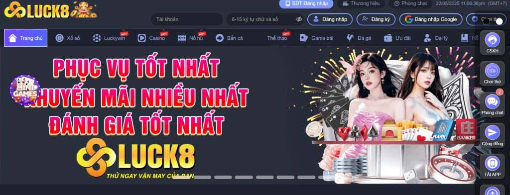 Điểm danh các sản phẩm cá cược hấp dẫn hàng đầu của Luck8 