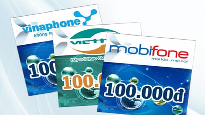 Nạp tiền qua thẻ điện thoại nhanh chóng chỉ vài phút